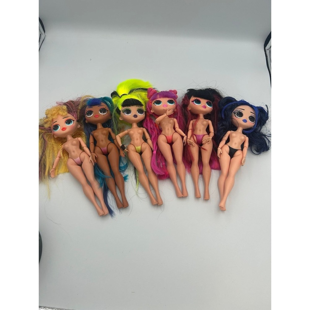 LOL OMG Surprise Nude Dolls Lot 4
